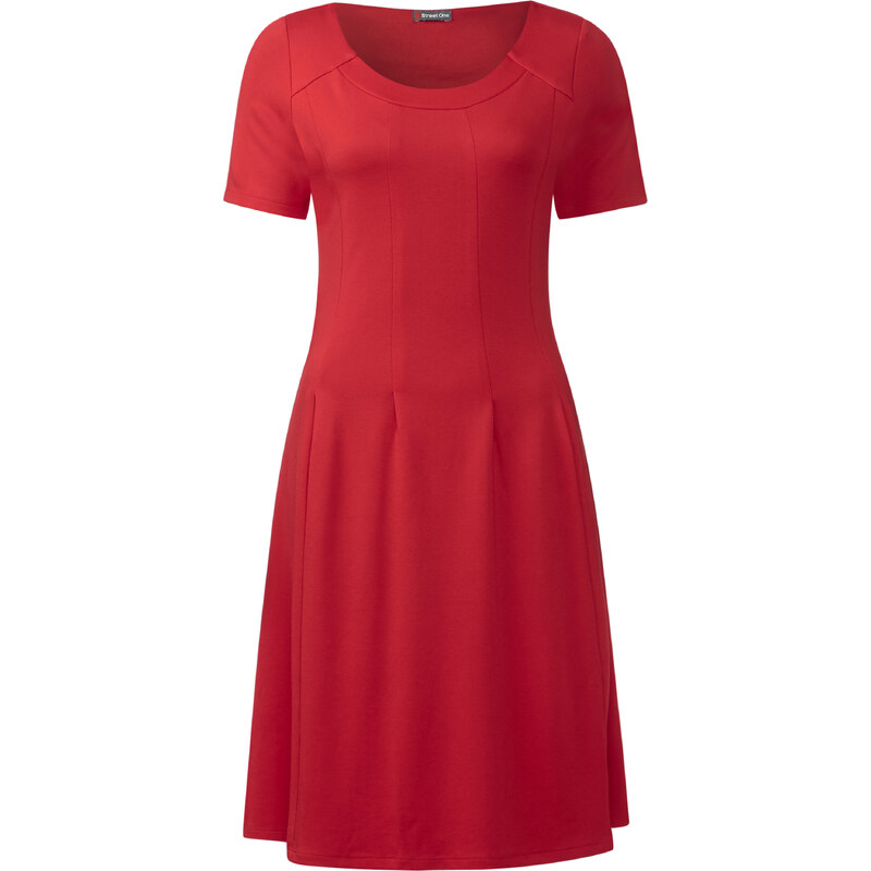 Street One Weiches Jersey-Kleid Eva - pure red, Damen