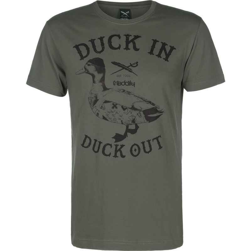 Iriedaily Duck in Out T-Shirt olive