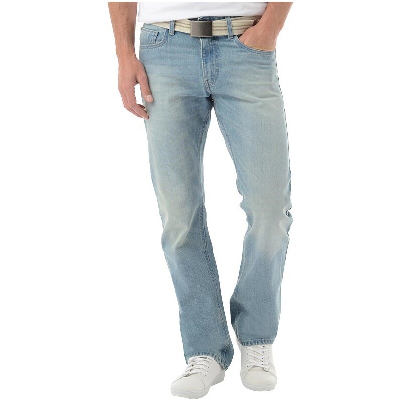 Kangaroo Poo Herren Jeans mit geradem Bein Blau