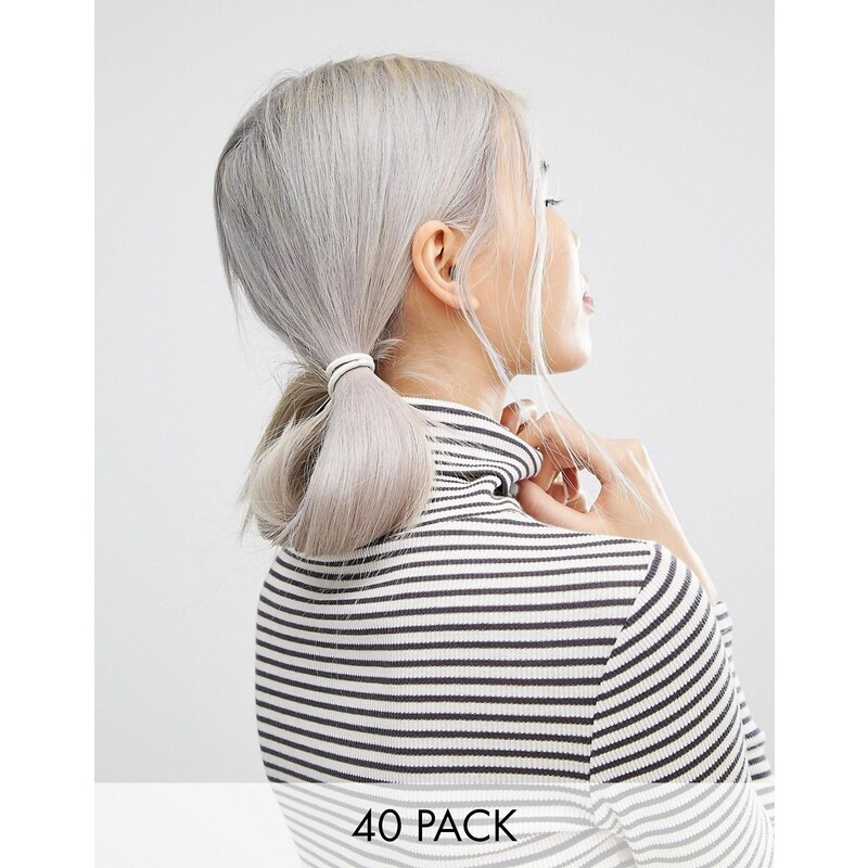 ASOS - Haarbänder im 40er-Set - Beige