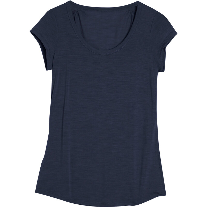 Icebreaker: Damen Outdoor-Shirt / Funktionsshirt Cool-Lite Spheria Short Sleeve Scoop, dunkelblau, verfügbar in Größe M