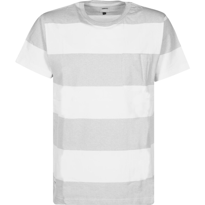 Wemoto Blake Stripe T-Shirts T-Shirt white