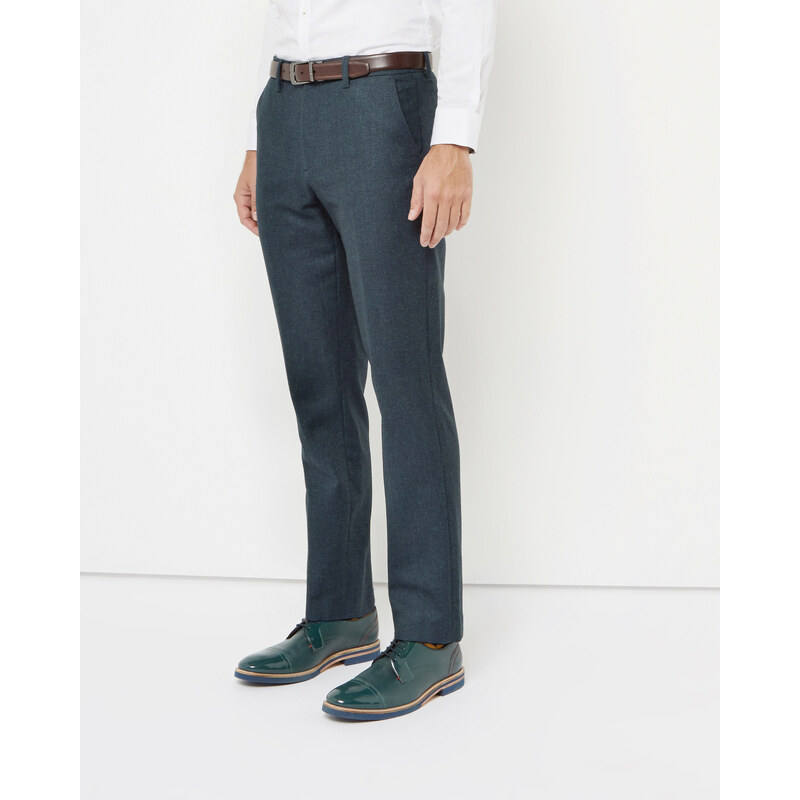 Ted Baker Wollhose mit Mikrodesign Petrol