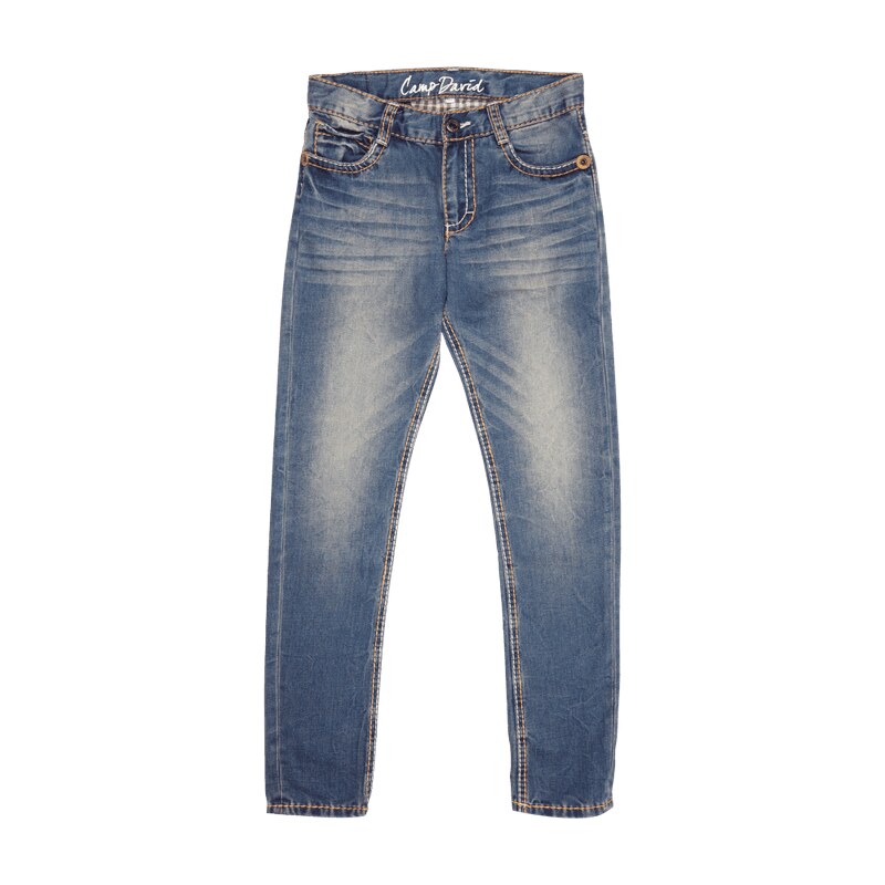Camp David Stone Washed Slim Fit Jeans