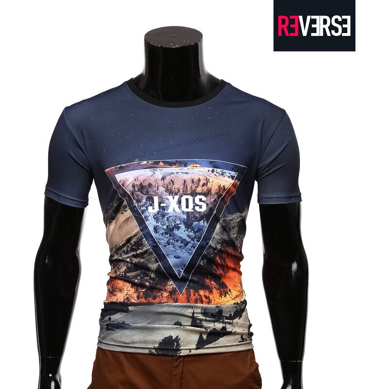 Re-Verse T-Shirt mit 3D-Print Lava - L