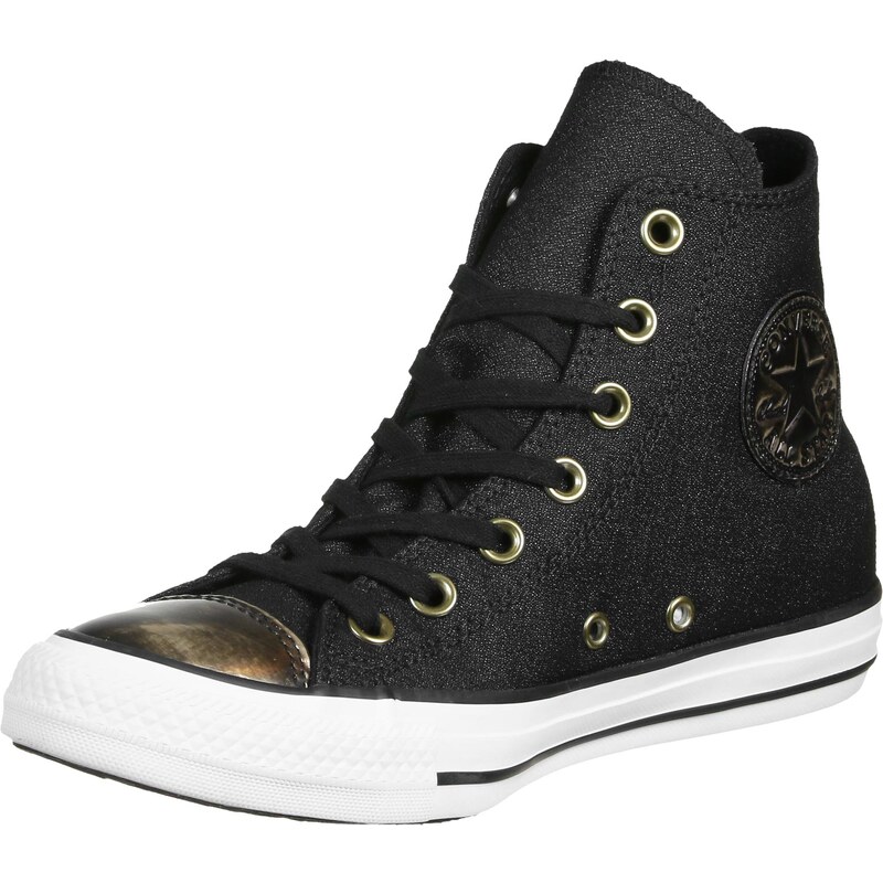 Converse All Star Hi W Schuhe black/light gold
