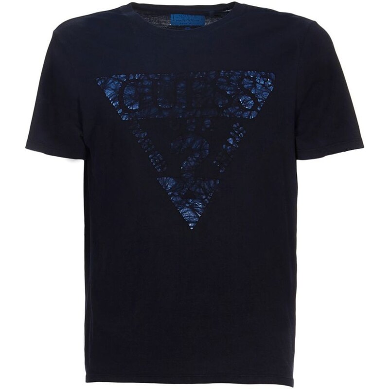 Guess Triangle - T-Shirt - marineblau