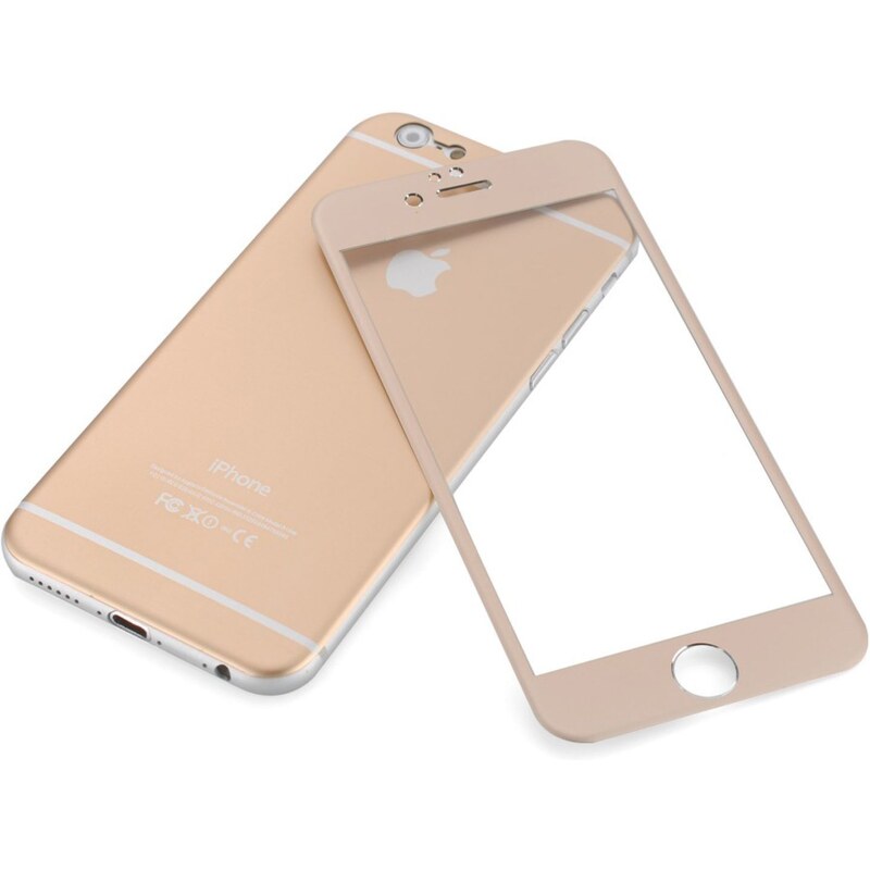 Geeko Schutzglas für iPhone 6 - goldfarben