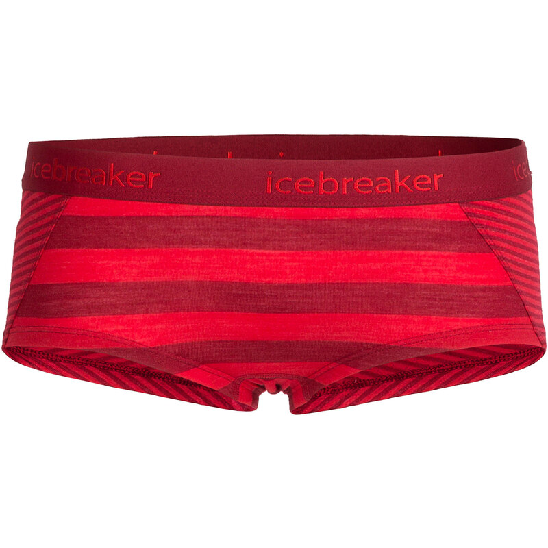 Icebreaker: Damen Funktionsunterhose / Slip Women´s Sprite Hot Pants, rot, verfügbar in Größe M