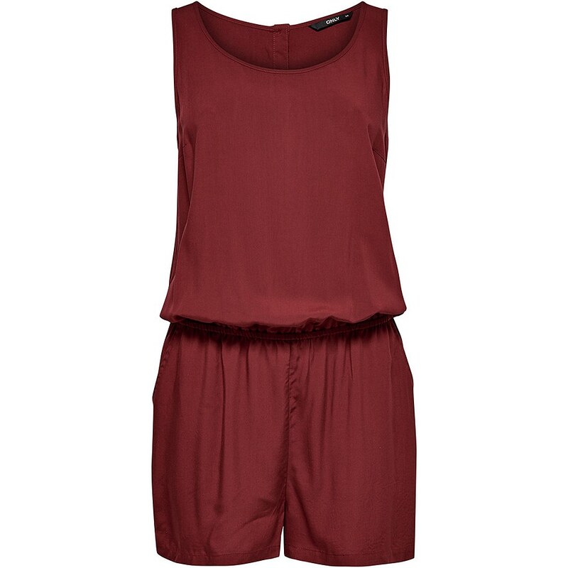 Only Einfarbiger Playsuit