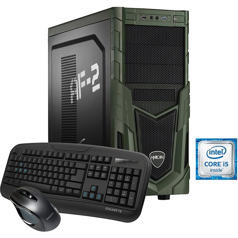 Hyrican Gaming PC Intel® i5-6600, 16GB, HDD + SSD, Radeon? RX 470 »Military Gaming 5273«