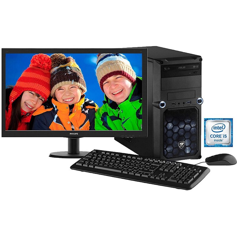 Hyrican Gaming PC Set Intel® i7-6700, GeForce® GTX 950 + Monitor »Cyber Gamer SET01088«