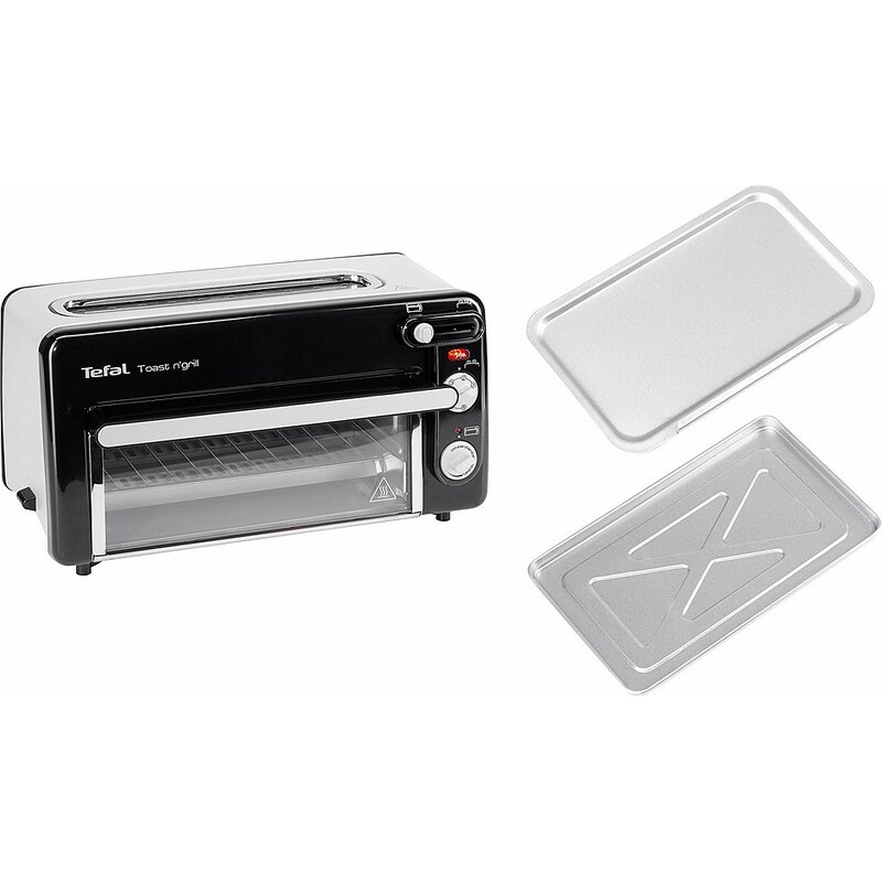 Tefal TL6008 Toaster Toast n' Grill und Mini-Ofen, 1300 Watt, kein Vorheizen notwendig