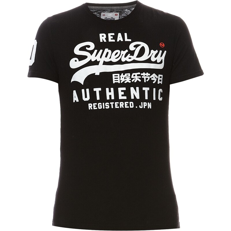 Superdry Vintage Authetic Duo - T-Shirt - schwarz