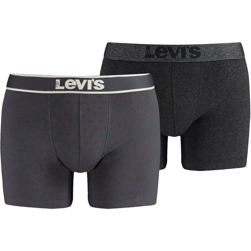 Levi's Underwear Starry Night - 2-er Set Boxershorts - anthrazit