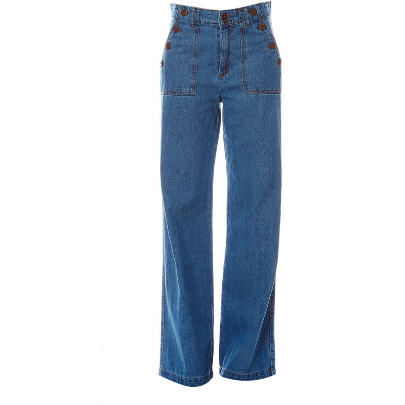 Glamorous Jeans weit - jeansblau