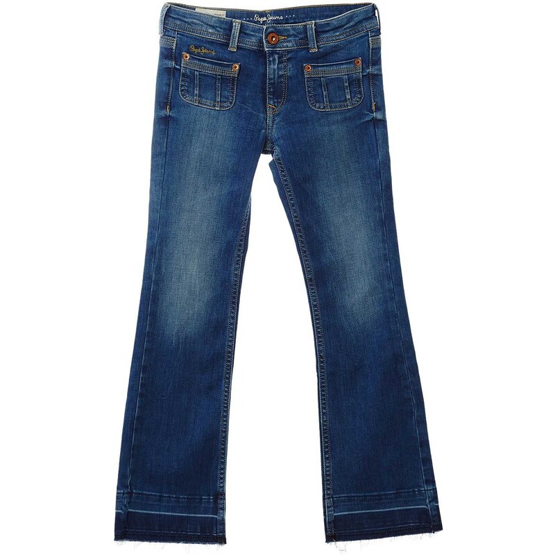 Pepe Jeans London GROOVY - Jeans Glockenhose - jeansblau