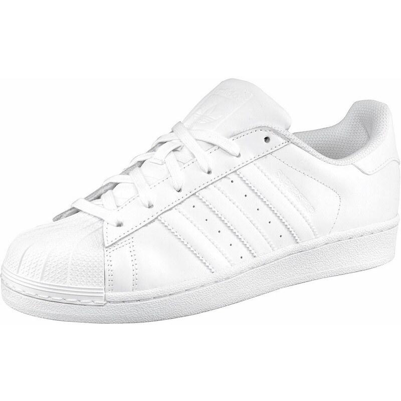 Große Größen: adidas Originals Sneaker »Superstar W«, weiß-weiß, Gr.38,5-44
