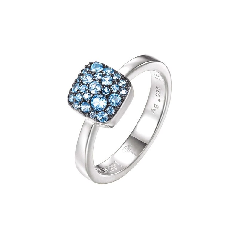 Joop Ring Silber mit blauen Steinen
