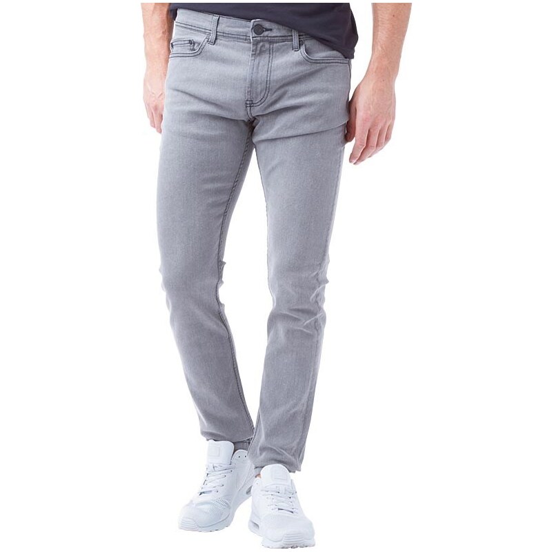 Troy Herren Basic Skinny Jeans Grau