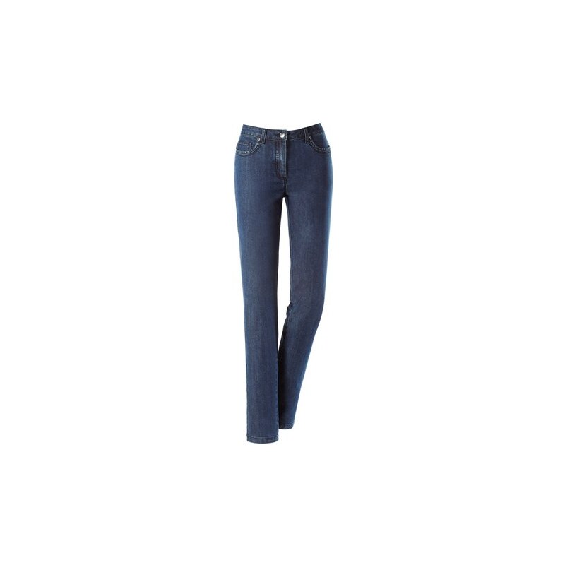 Ambria Damen Jeans in schmaler Form blau 36,38,40,42,44,46,48,50,52