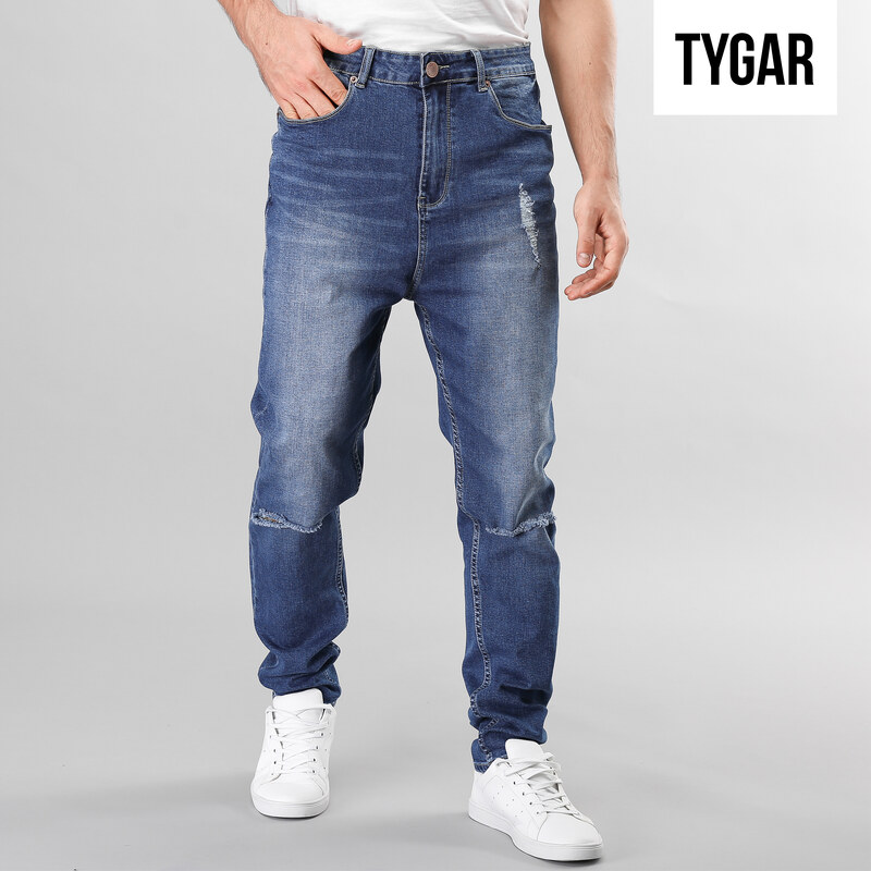 Tygar Comfort Fit-Jeans mit tiefem Schritt - 31