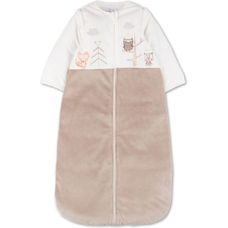 C&A Baby-Schlafsack mit abnehmbaren Ärmeln in Weiss