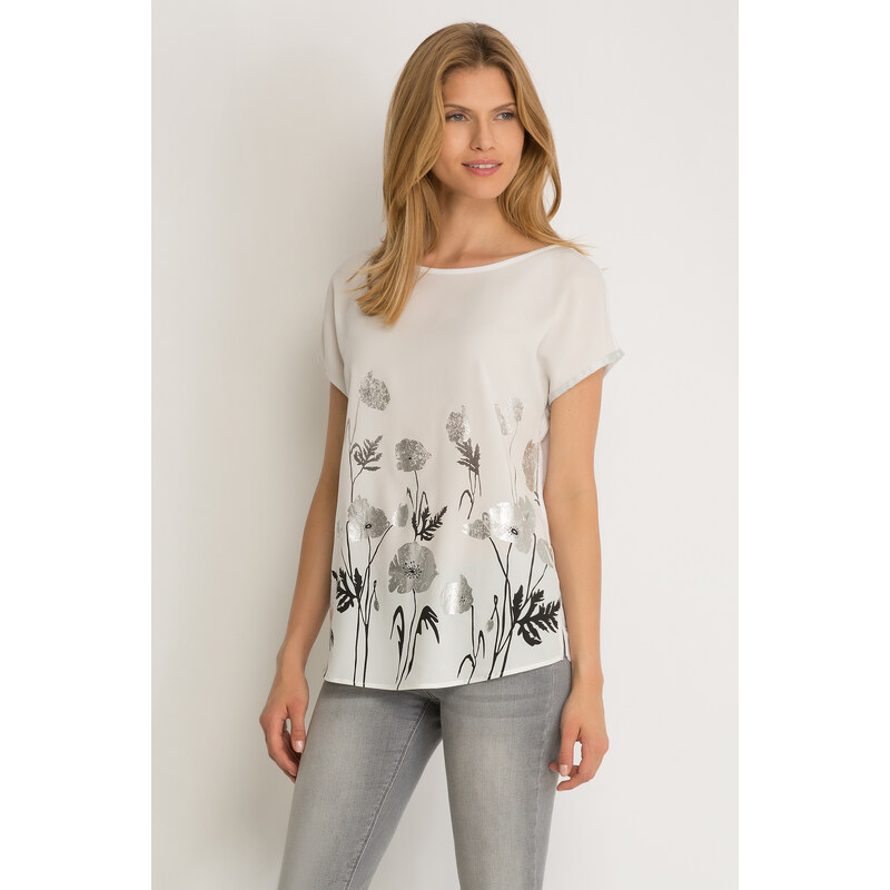 Orsay T-Shirt mit Blumen-Print