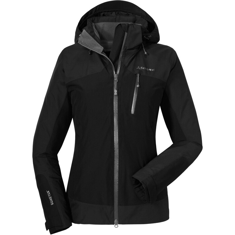 Schöffel: Damen Wanderjacke / Trekkingjacke GTX Jacket Nagano, schwarz, verfügbar in Größe 44
