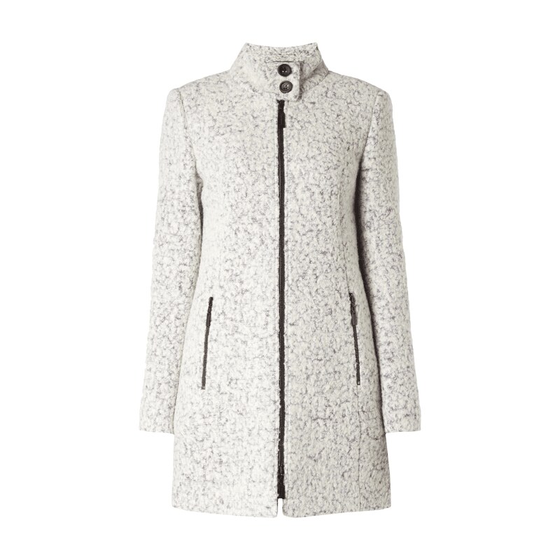 Beaumont Amsterdam Mantel aus Tweed in gewalkter Optik