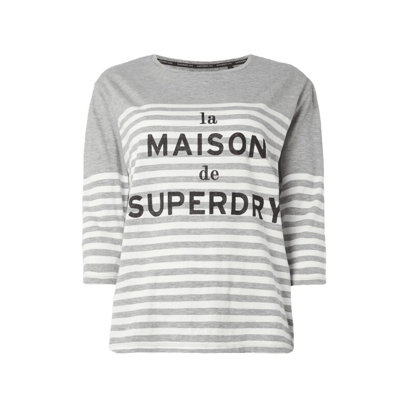 Superdry Boxy Fit Shirt mit Label-Print