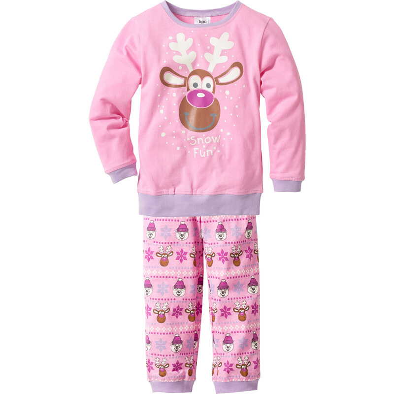 bpc bonprix collection Pyjama (2-tlg. Set) in rosa für Babys von bonprix