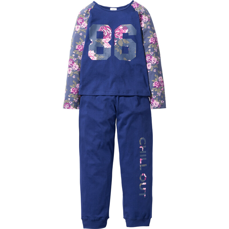 bpc bonprix collection Pyjama (2-tlg. Set) in blau für Mädchen von bonprix