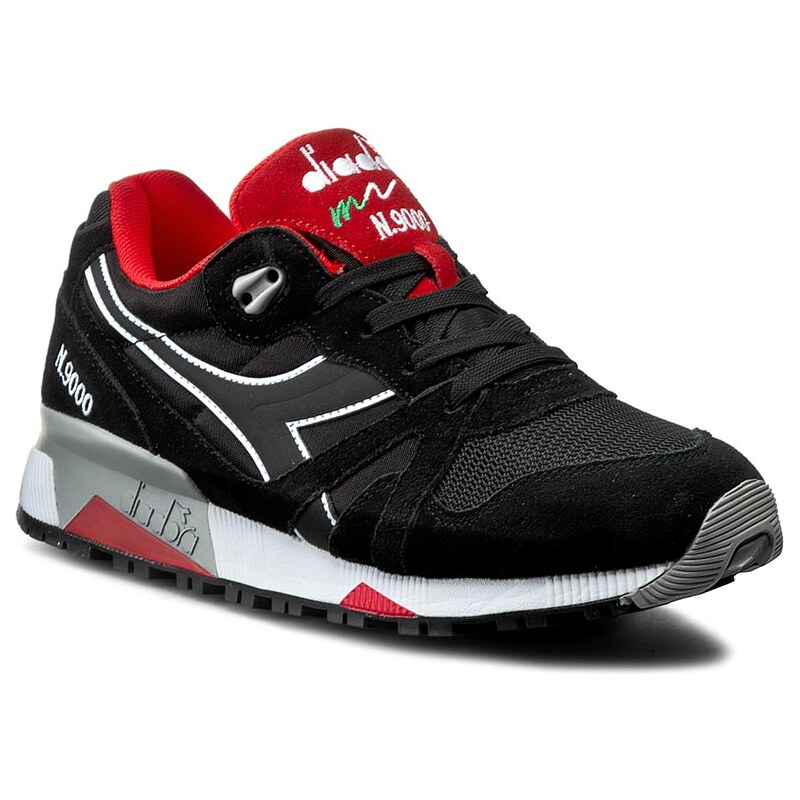 Sneakers DIADORA - N9000 NYL II 501.170941 01 C0808 Black/Ferrari Red Italy