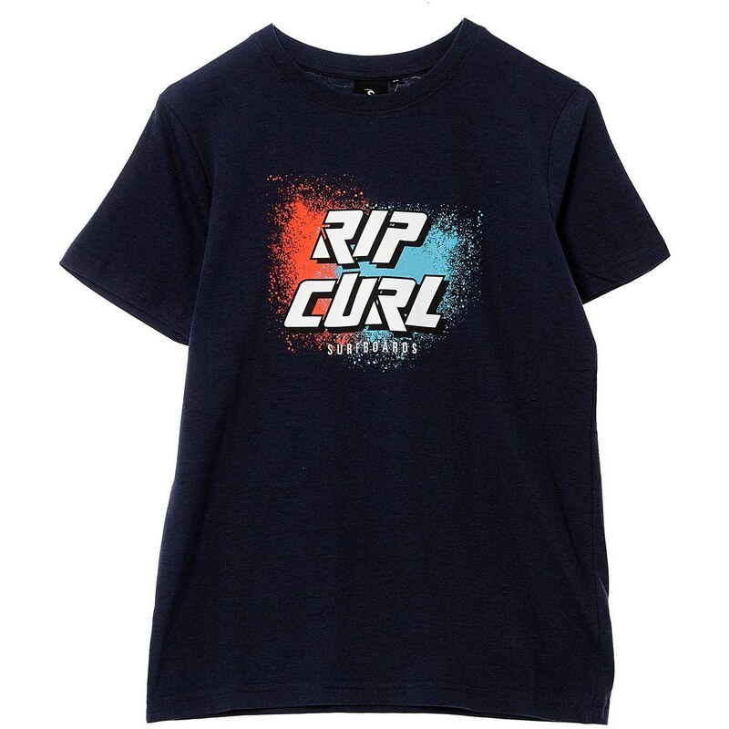 Rip Curl Mc Slant logo ss - T-Shirt - blau