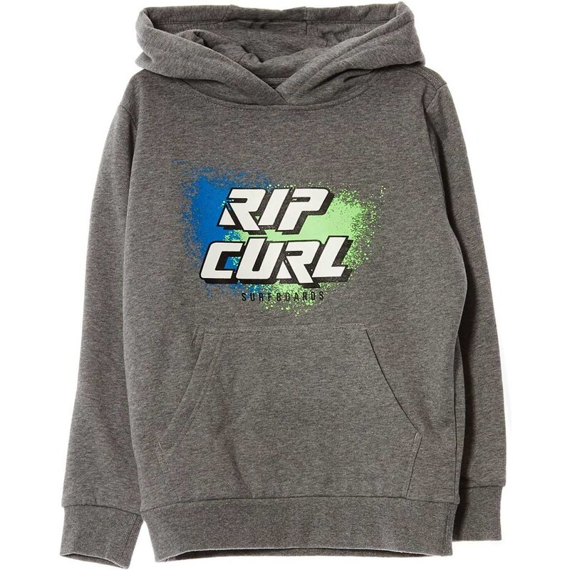 Rip Curl Slant logo hooded fleece - Hoody - grau