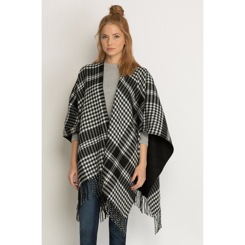 Orsay Strick-Poncho mit Muster