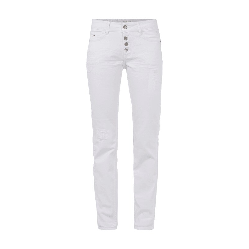 comma Casual Identity Boyfriend Fit Coloured 5-Pocket-Jeans