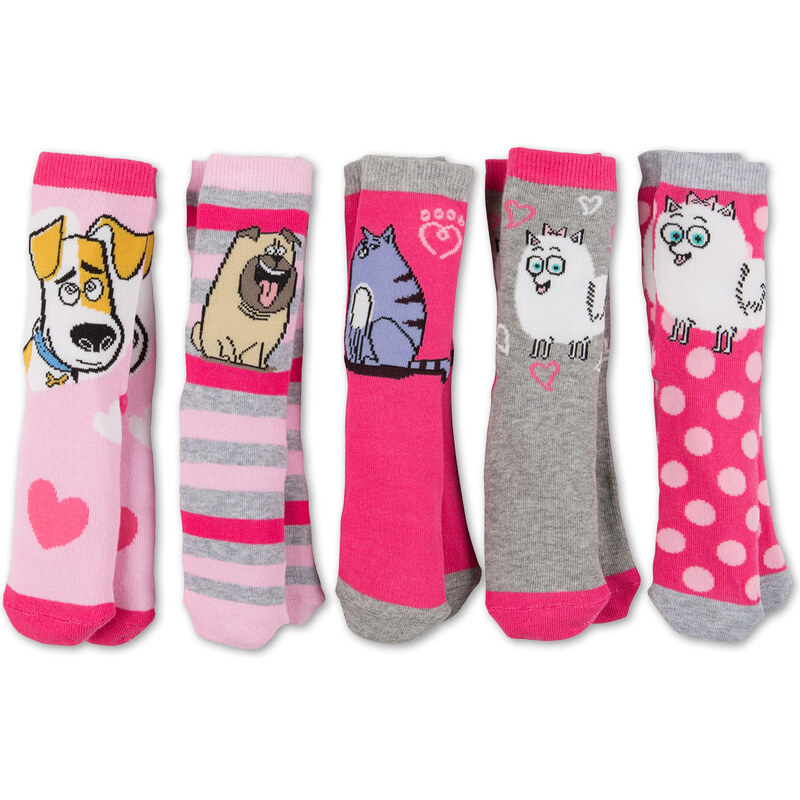 C&A 5 Paar Pets Socken in Rosa