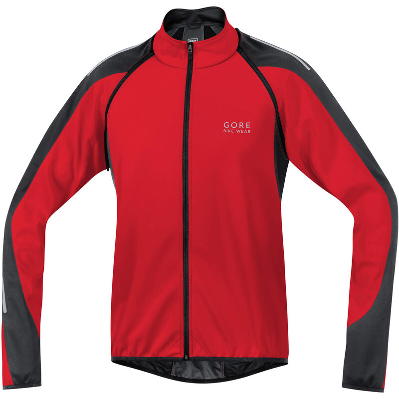 Gore Bike Wear: Herren Radjacke / Windstopper Phantom 2.0 SO Jacket, rot/scharz, verfügbar in Größe L,XL