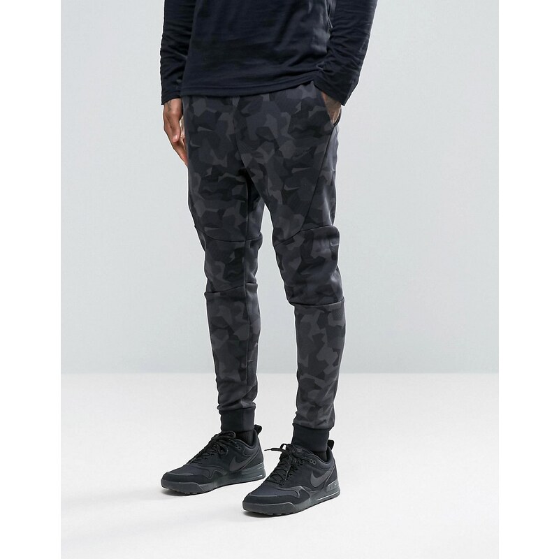 Nike - Eng geschnittene, graue Jogginghose aus Tech-Fleece, 823499-021 - Grau