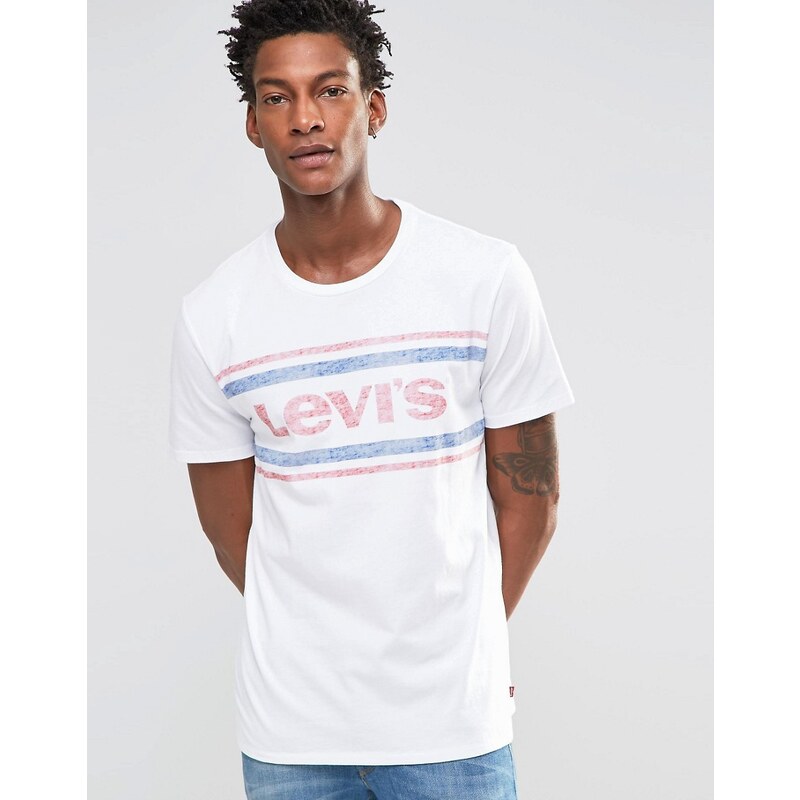 Levis Levi's Vintage - Weißes T-Shirt mit Logo - Weiß