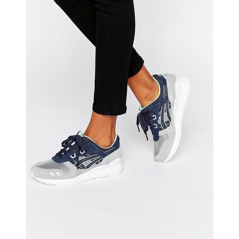 Asics - Gel Lyte Iii - Sneaker mit Netzstoffdetail - Marineblau