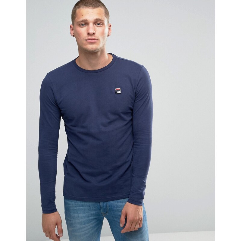 Fila Vintage - Langärmliges Shirt - Marineblau