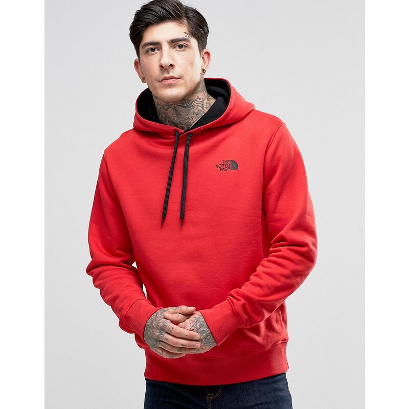 The North Face - Kapuzenpullover mit Logo in Rot - Rot