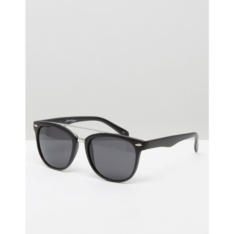 Jeepers Peepers - Quadratische Sonnenbrille - Schwarz