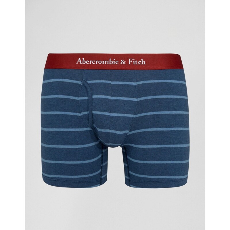 Abercrombie & Fitch - Gestreifte Unterhosen in Marineblau - Marineblau