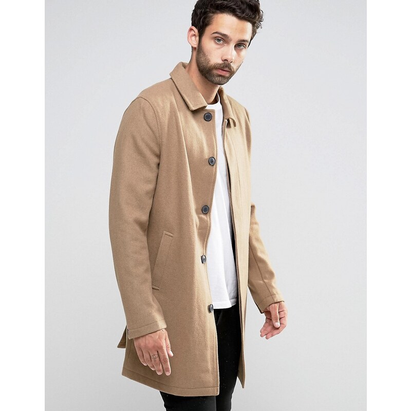 Only & Sons - Trenchcoat aus Wolle - Beige