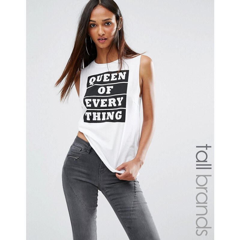 Noisy May Tall - Queen Of Everything - T-Shirt mit Motiv - Weiß