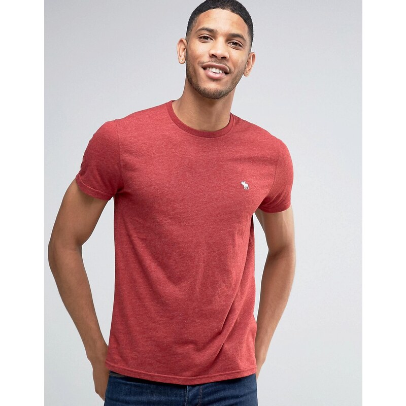 Abercrombie & Fitch - Schmal geschnittenes T-Shirt in Rot - Rot
